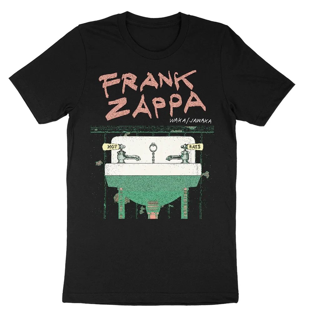 Vtg Frank Zappa Waka Jawaka Heavy Cotton Black Unisex S-5XL Shirt AG104