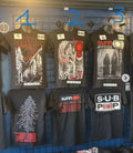 Sunn O))) Band T-Shirt Drone Doom Metal Music Graphic Tee Black Mens Shirt
