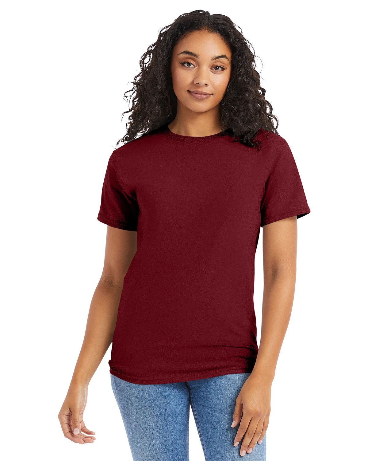 2 Pack Of Hanes Adult Essential Short Sleeve Stylish Plain T-Shirt - 5280