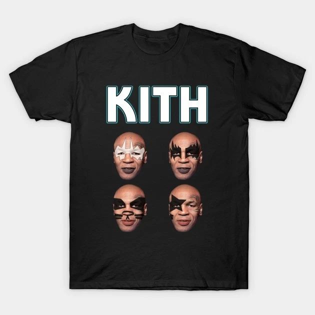 Vintage Kith - Mike Tyson Short Sleeve S-234Xl Black Men T-shirt