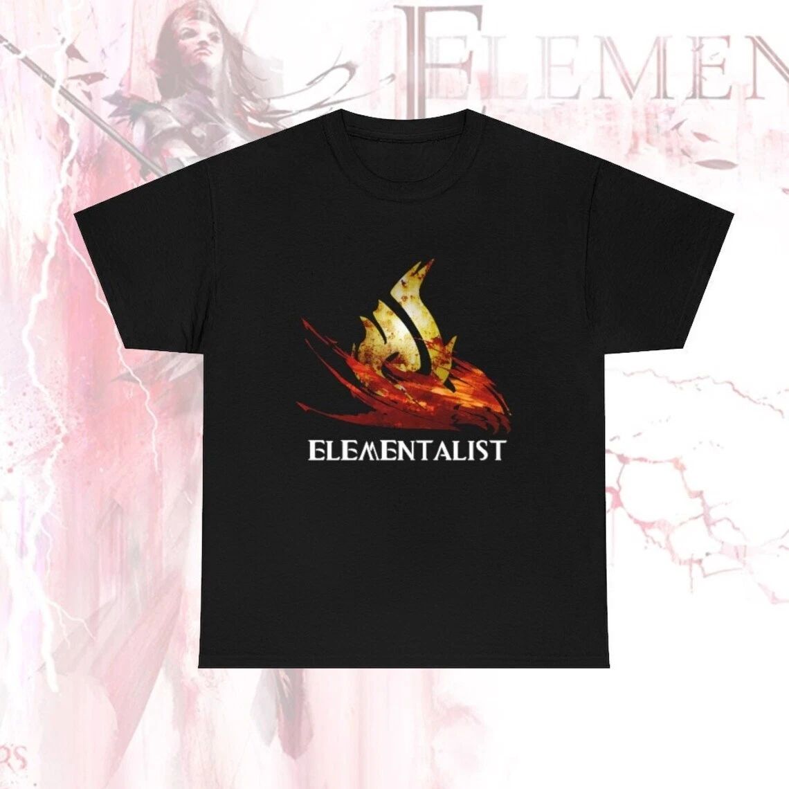 GW2 Elementalist profession Fantasy medieval Wars MMORPG gamer T-Shirt