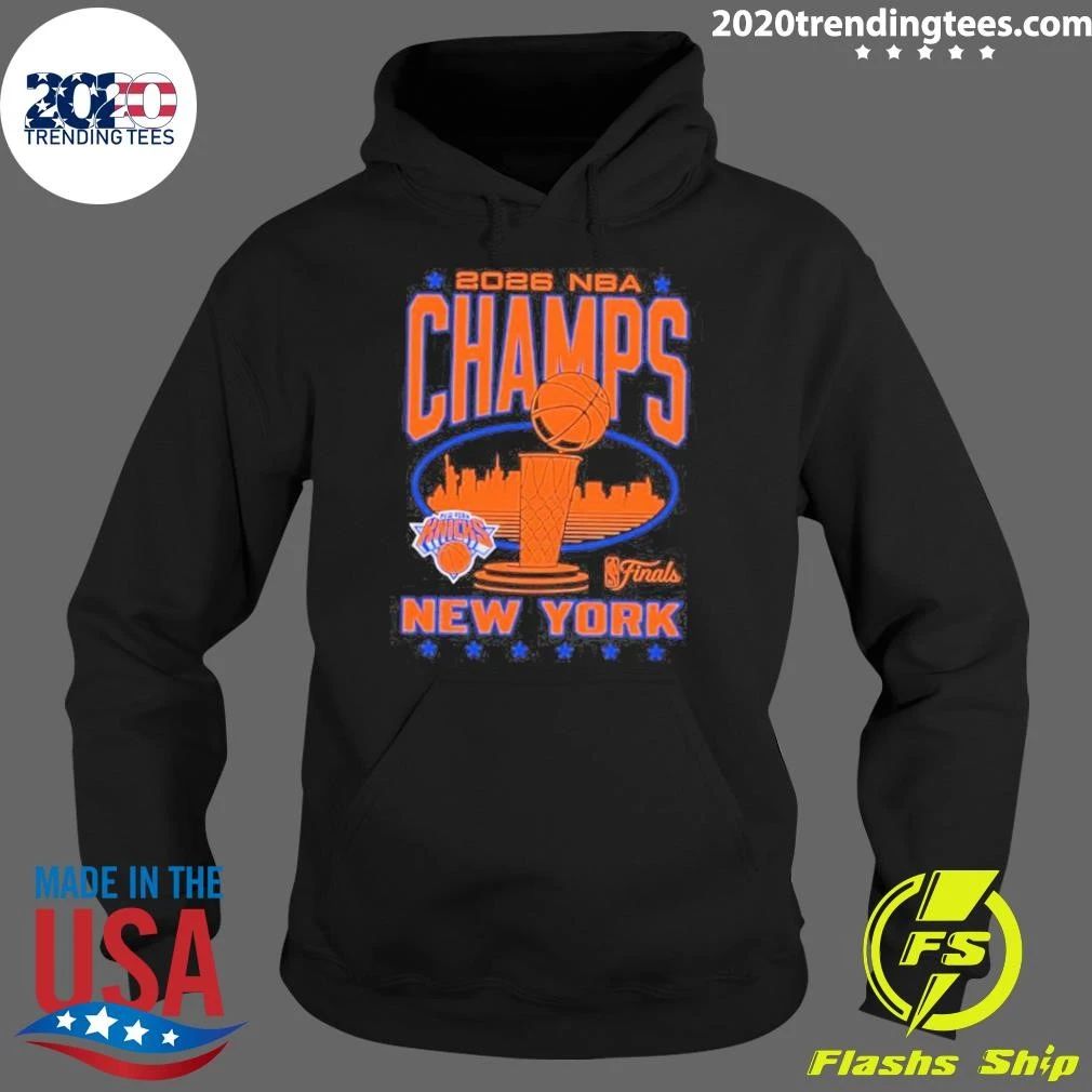 New York Knicks 2026 NBA Finals Champs Skyline Shirt