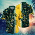 Oakland Athletics Golden Split Hawaiian Shirt