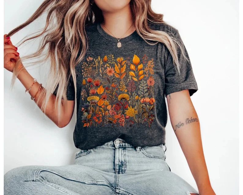 Cottagecore Granola Girl Boho Comfort Tee Aesthetic Nature Gift
