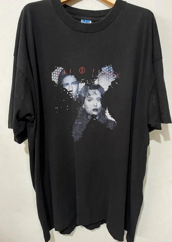 Vintage 90s The X Files Shirt  Black Color Reprint Unisex SHirt  AN44197