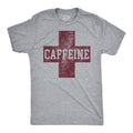 Mens Funny T Shirts Caffeine Red Cross Sarcastic Coffee Graphic Novelty Tee For