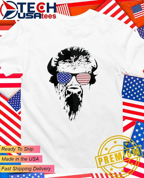 American Buffalo glasses shirt