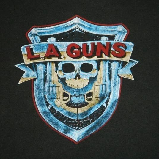 Vintage LA GUNS 1988 SHOW NO MERCY TOUR All size T-Shirt  E079