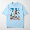 Chill Beach Bicycle Summer Vintage Graphic Aesthetic T-shirt