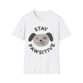 Dog Lover Graphic Tee, Stay Pawsitive T-Shirt, Positive Vibes Shirt, Animal