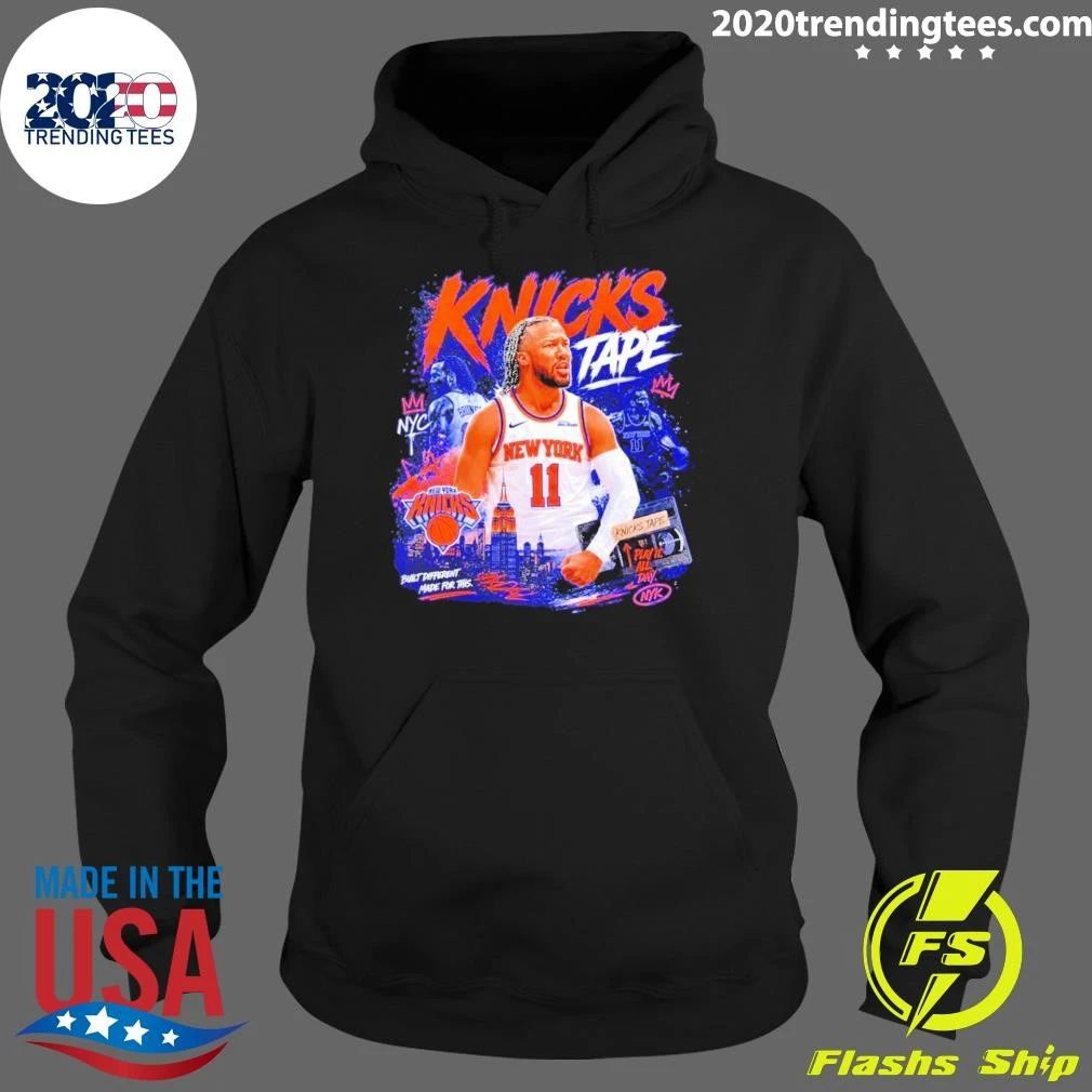 Jalen Brunson New York Knicks 2026 NBA Champions Knick Tape Graphic Shirt
