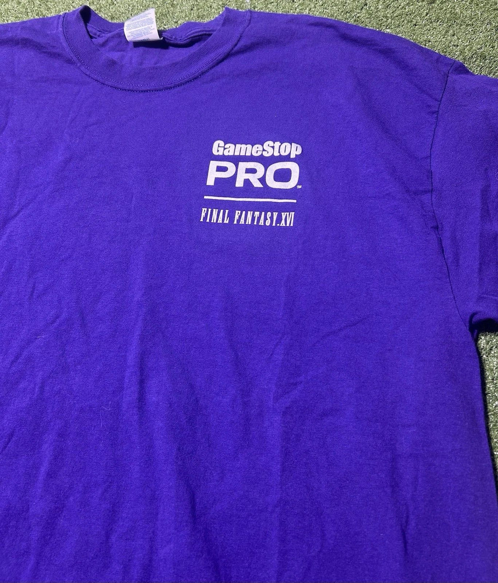 GameStop Pro Employee T-Shirt Final Fantasy XVI Video Game Promo Mens 2XL