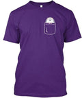 Cute Hedgehog In Your Pocket T-Shirt Made in the USA Size S to 5XL