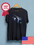 1994 THE SHADOW with Quote Graphic Short Seeve T - Shirt
