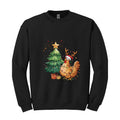 Chicken Christmas Sweatshirt, Cute Farm Girl, Funny Chicken Shirt, Chicken lover