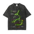 Vintage Anime Energy Drink Style Tee Claw Mark Graphic T-Shirt Unisex