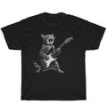 NEW Cat Playing Guitar Rock Star Rock and Roll Cats Lover T-Shirt Unisex Gift