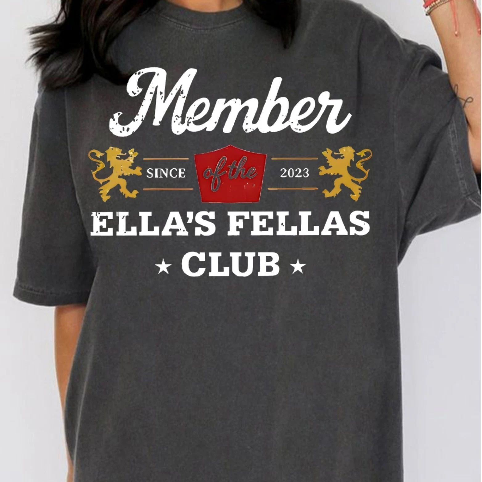 Comforts Color Member of Ella's Fellas Club Country Music Shirt (S-3XL)