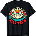 Funny Fat Kitten Cat Rolling Fatties Cute Kitty Owner Women T-Shirt