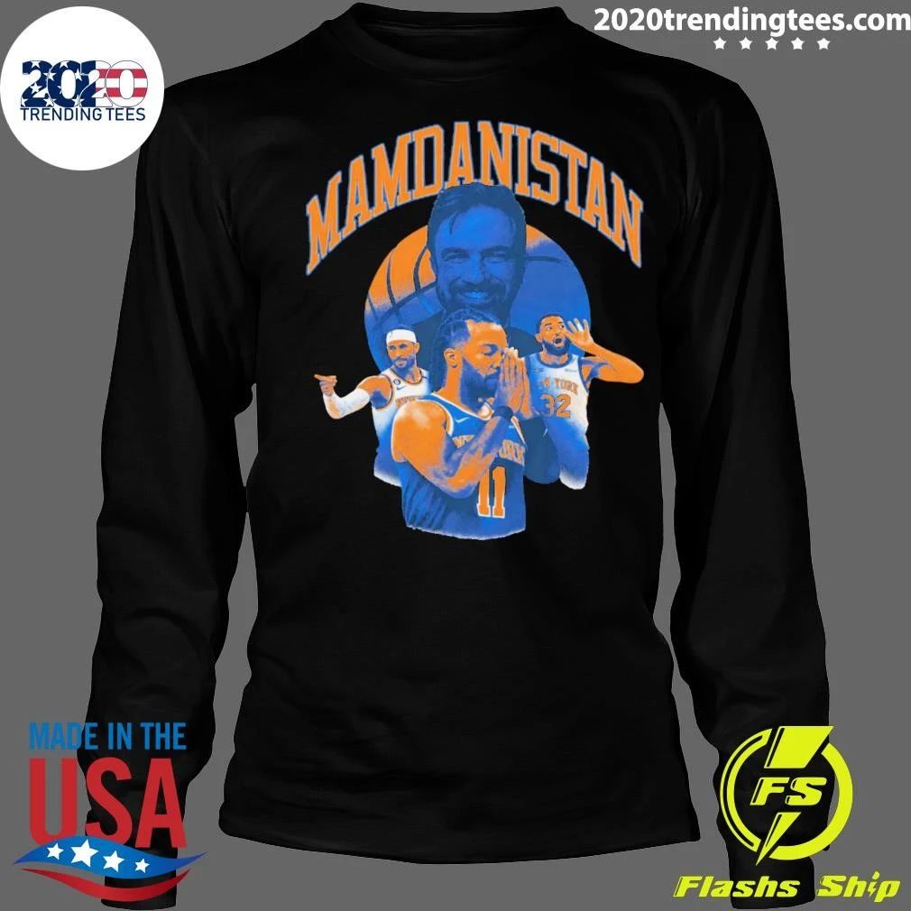 Jalen Brunson MAMDANISTAN New York Knicks Basketball Fan Shirt