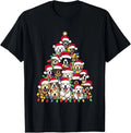 Christmas Tree Of Puppies - Funny Xmas Tree Dog Puppy Lover  T-Shirt