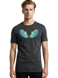 Crystal-Wings-5 Mens Graphic Tee, 100% Cotton, Casual Summer Wear