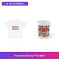 Custom Pet Gift Set Shirt Mug Personalized Name Bundle Dog Lover