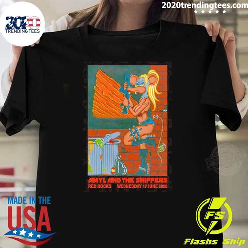 Amyl and The Sniffers & L7 Red Rocks Amphitheatre June 17, 2026 Morrison Shirt