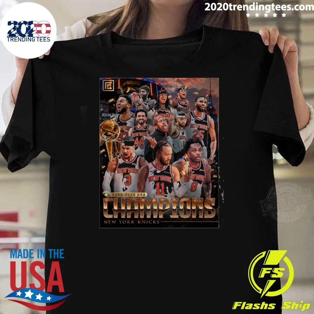 The New York Knicks Are Your 2026 NBA Champions For The First Time In 53 Years Shirt