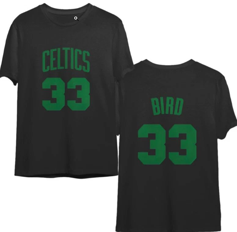 Larry Bird' Jersey - Larry Bird' - T-Shirt Double Sided Tee