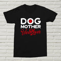 Dog Mother Wine Lover T-Shirt Pet Funny Cute Gift Present Alcohol Birthday XMAS