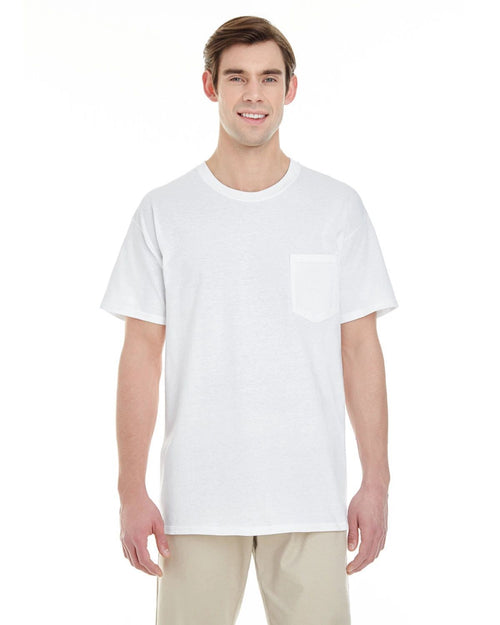 2 Pack Of Gildan Unisex Heavy Cotton Pocket Stylish T Shirt Plain T-Shirt - G530