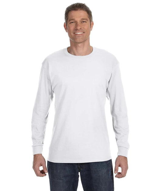 2 Pack Of Gildan G540 Adult Heavy Cotton Long Sleeve Mens Stylish Plain T-Shirt