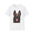 German Shepherd Face T-Shirt | Dog Portrait Tee, Pet Lover Shirt