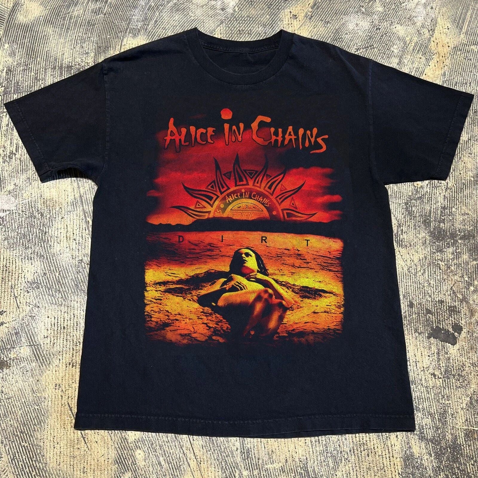 Alice In Chains Dirt Album Band Black T-Shirt S-5XL New Cotton