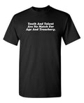 Youth and Talent Are Sarcastic Humor Graphic Super Soft Ring Spun Funny T Shirt