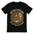 The Cabin Reader's Sanctuary T-Shirt Est 1985 Fireside Cat Book Lover Vintage Te