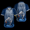 Personalized Indianapolis Colts Tropic Touchdown Hawaiian Shirt