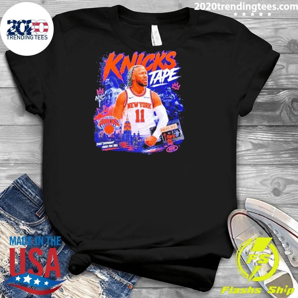 Jalen Brunson New York Knicks 2026 NBA Champions Knick Tape Graphic Shirt
