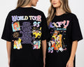 Vintage 90s Stand Out World Tour TShirt Retro Cartoon Pop Star 2-Sided Tee S-5XL