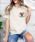 Custom Pet Photo Comfort Tee Personalized Dog Cat Lover Gift