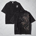Distressed Attack On Titan Anime Tee | Retro Washed Shirt 3