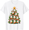 Kawaii Bunny Christmas Tree Cartoon Animals Rabbit T-Shirt