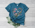 Flower Comfort Tee Aesthetic Floral Shirt Soft Relaxed Fit Casual Top
