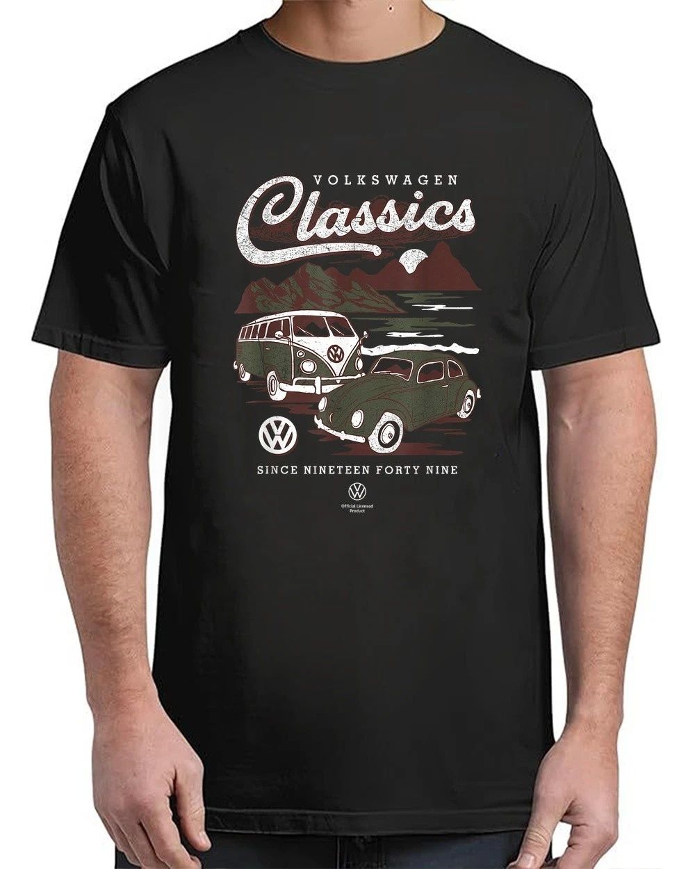 Type 2 T1 Campervan & Beetle Classics Funny Adult S-4XL T-Shirt