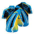 Los Angeles Chargers Hawaiian Shirt Lightning Streak Design 852367
