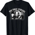 The Three Stooges Moe Larry Curly Funny T Shirt Full Size S-5XL CS472