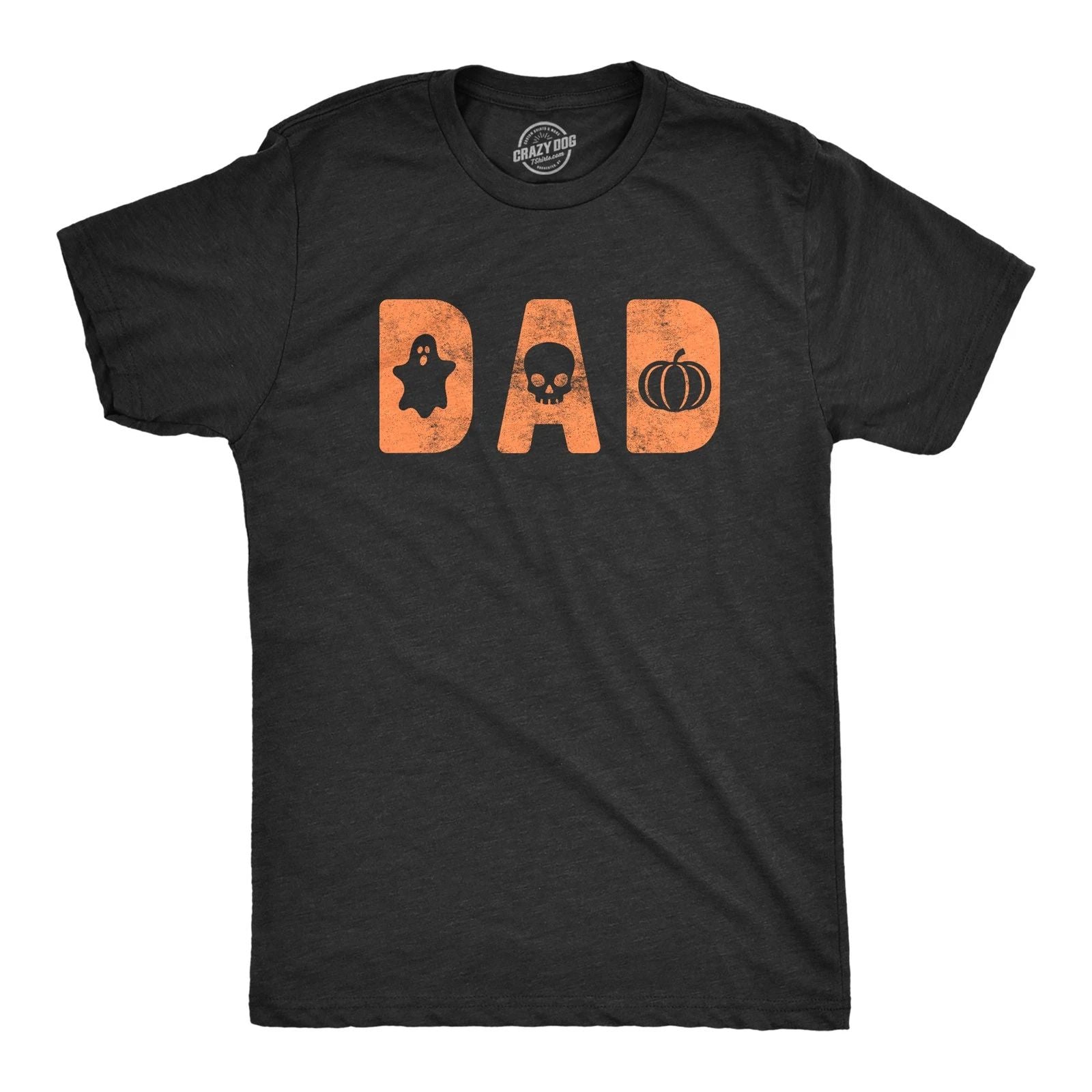 Mens Dad Halloween T Shirt Funny Spooky Trick Or Treat Father Graphic Novelty
