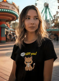 Funny “Fluff!” Cat Graphic T-Shirt – Hilarious Gift for Cat Lovers
