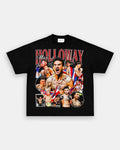 Max Holloway UFC Fighter T-Shirt Vintage MMA Champion Graphic Tee Men